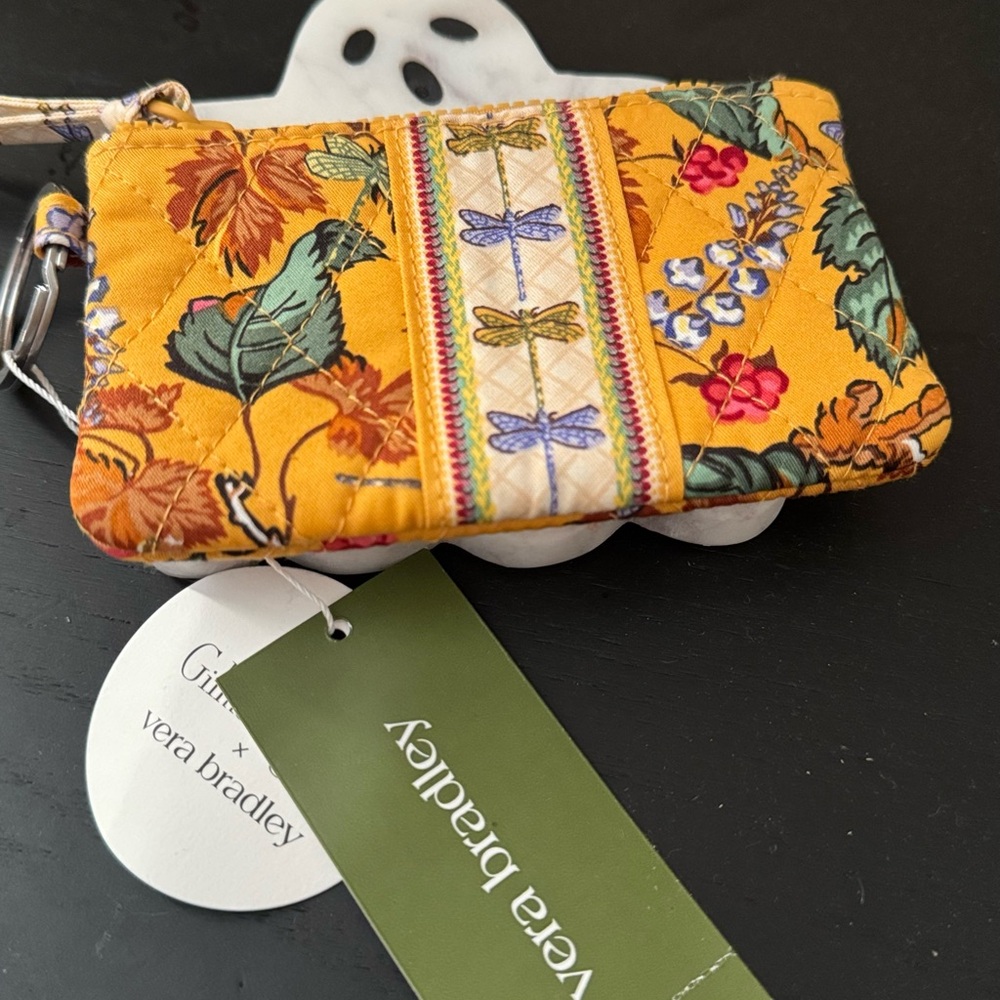 Vera Bradley x Gilmore Girls Yellow and Green Floral ID Holder